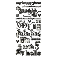 Load image into Gallery viewer, Simple Stories - Simple Vintage Essentials Foam Stickers - 40/Pkg - Titles. If you want to add a bit of dimension to your projects these foam stickers will do the job. This package is sure to add the finishing touches to your projects. Available at Embellish Away located in Bowmanville Ontario Canada.

