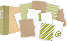 Load image into Gallery viewer, Simple Stories - Snap! Binder 6X8 - Green. Binder itself measures 8-3/4x8-3/8x2 inches. Available at Embellish Away located in Bowmanville Ontario Canada.
