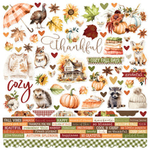 Load image into Gallery viewer, Simple Stories - 12X12 Cardstock Sticker Sheet - Simple Vintage Autumn Breeze. 104 stickers. At Embellish Away in Bowmanville Ontario Canada.
