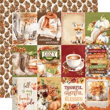 Load image into Gallery viewer, 12 sheets 12x12 Cardstock: cut apart Journal, Tags and Element Sheets 12x12 Sticker Sheet with 104 stickers. Available at Embellish Away in Bowmanville Ontario Canada.
