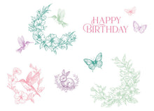 將圖片載入圖庫檢視器 Sizzix - Clear Stamp Set by Willow Wolfe - Birthday Blooms (10pk). Size Approx: 2.75''×2.62'' to 0.62''×0.5''At Embellish Away in Bowmanville Ontario Canada.
