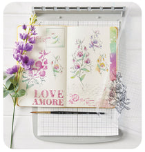 Load image into Gallery viewer, Sizzix - Clear Stamp Set by Willow Wolfe - Love Letters (13pk). At Embellish Away in Bowmanville Ontario Canada. Example by Willow Wolfe.
