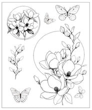 Load image into Gallery viewer, Sizzix - Clear Stamp Set by Willow Wolfe - Magnolia (7pk). At Embellish Away in Bowmanville Ontario Canada.
