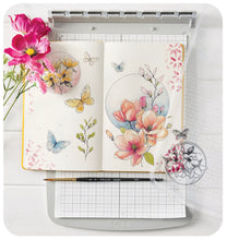 Load image into Gallery viewer, Sizzix - Clear Stamp Set by Willow Wolfe - Magnolia (7pk). At Embellish Away in Bowmanville Ontario Canada. Example by Willow Wolfe.
