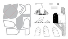 Load image into Gallery viewer, Sizzix - Clear Stamps Set w/Framelits Die by 49 And Market - Letter Drop. Includes 8 stamps + 6 Framelits dies. At Embellish Away in Bowmanville Ontario Canada.
