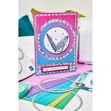 Load image into Gallery viewer, Sizzix - Fanciful Framelits Die Set By Stacey Park - 9/Pkg - Alena Arched Circles. Available at Embellish Away located in Bowmanville Ontario Canada. Example by brand ambassador.
