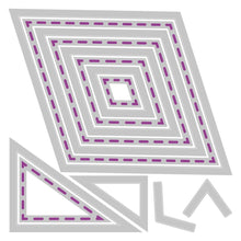 Load image into Gallery viewer, Sizzix - Fanciful Framelits Die Set By Stacey Park - 13/Pkg - Katy Deco Diamonds. Available at Embellish Away located in Bowmanville Ontario Canada.
