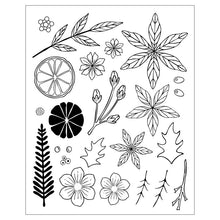 Load image into Gallery viewer, Sizzix - Framelits Die Set w/Stamps by Vicki Boutin - Winter Florals. 24 stamps and 44 dies. Available at Embellish Away located in Bowmanville Ontario Canada.
