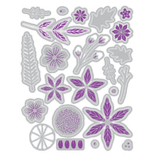 Load image into Gallery viewer, Sizzix - Framelits Die Set w/Stamps by Vicki Boutin - Winter Florals. 24 stamps and 44 dies. Available at Embellish Away located in Bowmanville Ontario Canada.
