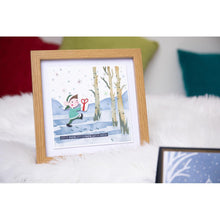 Load image into Gallery viewer, Sizzix - Making Tool Layered Stencil 6"X6" By Olivia Rose - Winter Scenes. Brrr! What a chilly scene, with bare birch trees, flakes falling and deep footprints in the snow this Winter Scene Layered Stencil is perfect for a wintery backdrop. Available at Embellish Away located in Bowmanville Ontario Canada.

