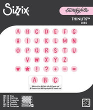 Load image into Gallery viewer, Sizzix - Thinlits Die Set - Letters by Shell - Alphabet Beads. (34pk) Available at Embellish Away located in Bowmanville Ontario Canada.
