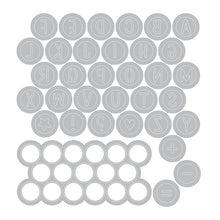 Load image into Gallery viewer, Sizzix - Thinlits Die Set - Letters by Shell - Alphabet Beads. (34pk) Available at Embellish Away located in Bowmanville Ontario Canada.

