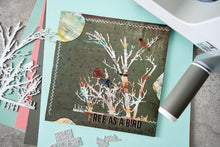 Cargar imagen en el visor de la galería, Sizzix - Thinlits Die Set by Seth Apter - Free Bird. Includes: 4 dies. Available at Embellish Away located in Bowmanville Ontario Canada. Example by Seth Apter
