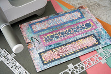 Cargar imagen en el visor de la galería, Sizzix - Thinlits Die Set by Seth Apter - Sockets #1. Includes: 4 dies. Available at Embellish Away located in Bowmanville Ontario Canada. Example by Seth Apter.
