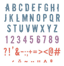 Load image into Gallery viewer, Sizzix - Thinlits Die Set by Seth Apter - Typography (43pk). Available at Embellish Away located in Bowmanville Ontario Canada.
