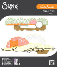 Cargar imagen en el visor de la galería, Sizzix - Thinlits Die Set by Vicki Boutin - Border Clusters (11pk). Available at Embellish Away located in Bowmanville Ontario Canada.
