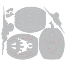 Load image into Gallery viewer, Sizzix - Thinlits Dies By Tim Holtz - 7/Pkg - Edison Colorize. Carve out room for Edison, an exciting new addition to the Colorize family. Designed by Tim Holtz, this fun new character is sure to be a hit throughout the spooky season! Available at Embellish Away located in Bowmanville Ontario Canada.
