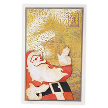 Load image into Gallery viewer, Sizzix - Thinlits Dies By Tim Holtz - 6/Pkg - Retro Santa. Thinlit dies offer a variety of affordable solo options or multi die options. Thinlits are easy to use and are compact and portable. Available at Embellish Away located in Bowmanville Ontario Canada. Example by brand ambassador.
