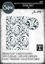 गैलरी व्यूवर में इमेज लोड करें, Sizzix - Tim Holtz - Multi Level Textured Impressions Embossing Folder - Vault Flourish. Available at Embellish Away located in Bowmanville Ontario Canada.
