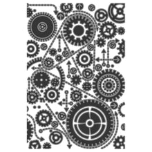 Load image into Gallery viewer, Sizzix - Tim Holtz - Multi Level Textured Impressions Embossing Folder - Vault Gears. Available at Embellish Away located in Bowmanville Ontario Canada.
