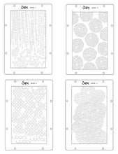 Load image into Gallery viewer, Sizzix - Vicki Boutin - A5 Stencil - Stitched Florals (4pk). Available at Embellish Away located in Bowmanville Ontario Canada.
