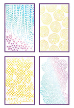 Load image into Gallery viewer, Sizzix - Vicki Boutin - A5 Stencil - Stitched Florals (4pk). Available at Embellish Away located in Bowmanville Ontario Canada.
