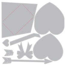將圖片載入圖庫檢視器 Sizzix Sidekick - Texture Fades Embossing Folder By Tim Holtz - Valentines. Available at Embellish Away located in Bowmanville Ontario Canada.
