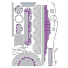 Cargar imagen en el visor de la galería, Sizzix - Thinlits Die Set by Vicki Boutin - Border Clusters - PRE ORDER

