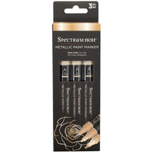 Load image into Gallery viewer, Spectrum Noir Metallic Paint Marker 3/Pkg Rose Gold. High-shine opaque metallic markers. Available at Embellish Away located in Bowmanville Ontario Canada.
