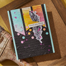 Cargar imagen en el visor de la galería, Spellbinder - 3D Embossing Folder - Collaged Birds - Soaring. Available at Embellish Away located in Bowmanville Ontario Canada. Example by brand ambassador.
