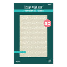 Load image into Gallery viewer, Spellbinders - 3D Embossing Folder - Harlequin. Approx. Size: 5.50 x 8.50 in./13.97 x 21.60 cm. Available at Embellish Away in Bowmanville Ontario Canada.
