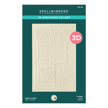 Load image into Gallery viewer, Spellbinders - 3D Embossing Folder - Ode to a Poet. Approx. Size: 5.50 x 8.50 in./13.97 x 21.60 cm. Available at Embellish Away in Bowmanville Ontario Canada.
