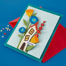 Cargar imagen en el visor de la galería, Spellbinders - 3D Embossing Folder - Whimsical Skies. Approx. Size: 5.50 x 8.50 in./13.97 x 21.60 cm. Available at Embellish Away in Bowmanville Ontario Canada. Example by brand ambassador.
