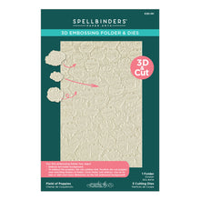 Cargar imagen en el visor de la galería, Spellbinders - 3D Embossing Folder - Wonder of Oz - Field of Poppies. Available at Embellish Away in Bowmanville Ontario Canada.
