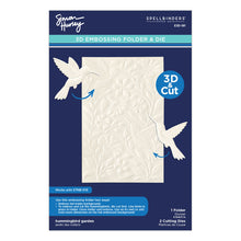 Cargar imagen en el visor de la galería, Spellbinders - 3D Embossing Folder &amp; Die Set - Hummingbird Garden. By Simon Hurley. Available at Embellish Away in Bowmanville Ontario Canada
