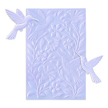 Cargar imagen en el visor de la galería, Spellbinders - 3D Embossing Folder &amp; Die Set - Hummingbird Garden. By Simon Hurley. Available at Embellish Away in Bowmanville Ontario Canada
