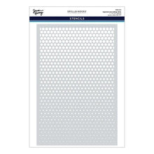 Cargar imagen en el visor de la galería, Spellbinders - BUNDLE 3D Embossing Folder &amp; Stencil Bundle - Cascading Dots. Embossing Folder 5.5x8.5. Available at Embellish Away in Bowmanville Ontario Canada.
