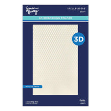 Cargar imagen en el visor de la galería, Spellbinders - BUNDLE 3D Embossing Folder &amp; Stencil Bundle - Cascading Dots. Embossing Folder 5.5x8.5. Available at Embellish Away in Bowmanville Ontario Canada.
