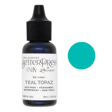 將圖片載入圖庫檢視器 Spellbinders - BetterPress - Ink Reinker - Select from Drop Down. To reink, simply add a few drops of ink from the reinker bottle onto the ink pad and spread evenly. Available at Embellish Away located in Bowmanville Ontario Canada. Teal Topaz
