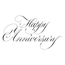 Load image into Gallery viewer, Spellbinders - BetterPress Plate - Copperplate Happy Everything - Copperplate Happy Anniversary. At Embellish Away in Bowmanville Ontario Canada.
