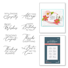 गैलरी व्यूवर में इमेज लोड करें, Spellbinders - BetterPress Press Plate - Always You Timeless Sentiments
