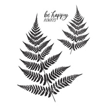 Charger l'image dans la galerie, Spellbinders - BetterPress Press Plate - Field Notes - Lush Ferns. Small Fern, Large Fern, Be Happy Always. At Embellish Away in Bowmanville Ontario Canada.
