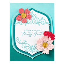 Charger l'image dans la galerie, Spellbinders - Etched Dies - Timeless Duo. Timeless Duo Etched Dies are from the Timeless Collection with set of two thin metal cutting dies. They can be layered together to create a dynamic design element. Available at Embellish Away located in Bowmanville Ontario Canada. Example by brand ambassador.
