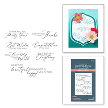 Charger l'image dans la galerie, Spellbinders - BetterPress Press Plate - New Beginnings Timeless. Sentiments are expressions of love, friendship, gratitude and more! Available at Embellish Away located in Bowmanville Ontario Canada.
