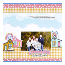 Charger l'image dans la galerie, Spellbinders - BetterPress Press Plate &amp; Die - Family Sentiments. Impress the entire plate full of everything that surrounds family in sentiments and phrases on a sweet lowercase script font. Available at Embellish Away located in Bowmanville Ontario Canada. Scrapbook layout by brand ambassador
