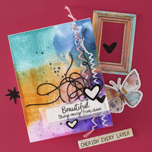 Cargar imagen en el visor de la galería, Spellbinders - Die - Beautifully Imperfect - Tangled Threads. At Embellish Away in Bowmanville Ontario Canada. Example by brand ambassador.
