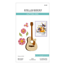 Charger l'image dans la galerie, Spellbinders - Die - Bibi's Musical Notes - Mini Guitar. Available at Embellish Away in Bowmanville Ontario Canada.
