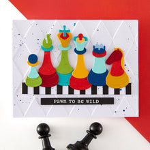 Charger l'image dans la galerie, Spellbinders - Die - Chess &amp; Checkers. Available at Embellish Away in Bowmanville Ontario Canada. Example by brand ambassador.
