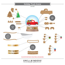 將圖片載入圖庫檢視器 Spellbinders - Die - Holiday Truck Scene. Includes 33 cutting dies. Available at Embellish Away in Bowmanville Ontario Canada.
