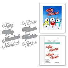 Load image into Gallery viewer, Spellbinders - Die - International Holiday - Spanish Holiday Sentiments. Available at Embellish Away in Bowmanville Ontario Canada.
